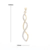 Ribbon Twist Diamond Pendant