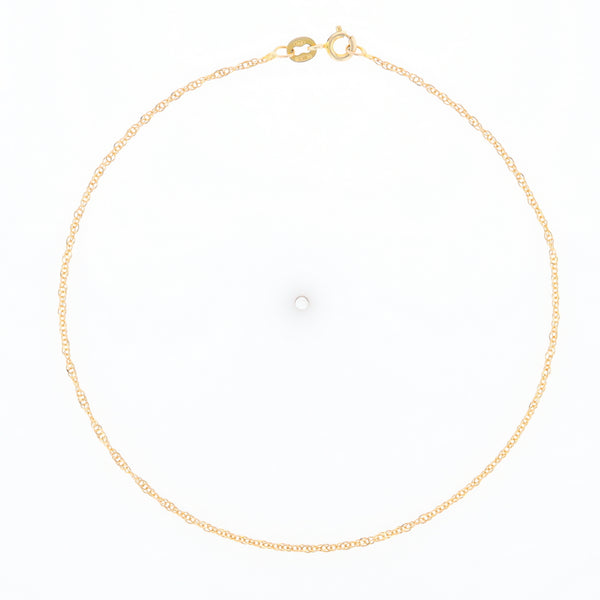 Gold Singapore Anklet