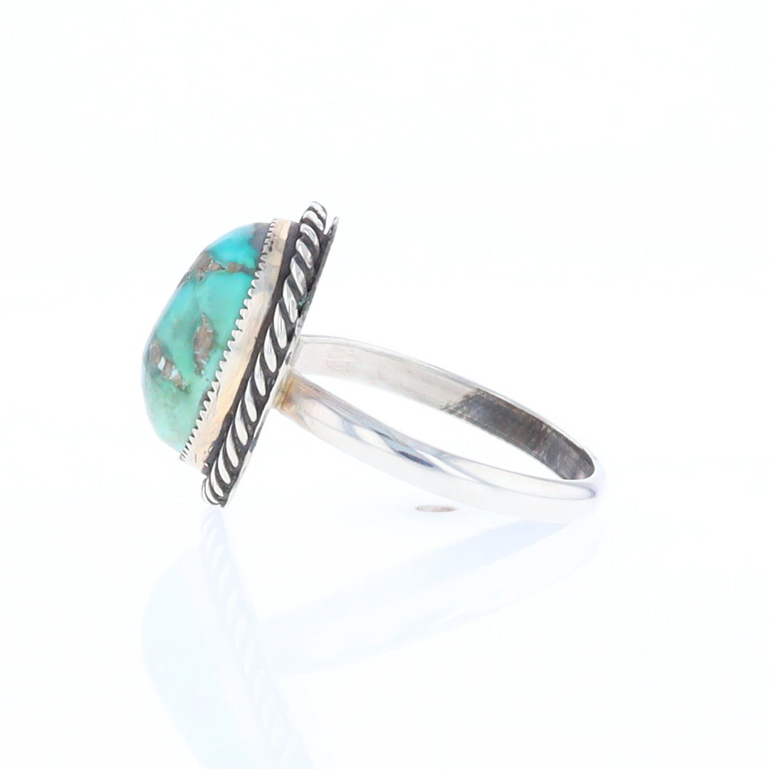 Bezel Set Turquoise Ring