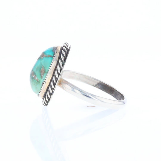 Bezel Set Turquoise Ring