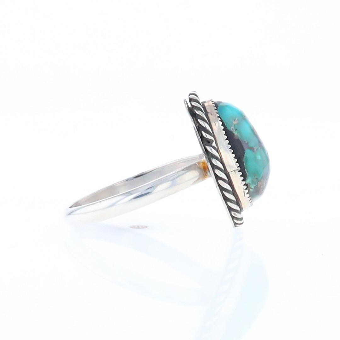 Bezel Set Turquoise Ring