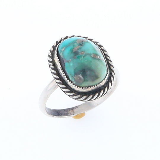 Bezel Set Turquoise Ring