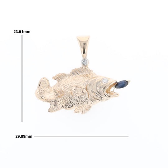 Large Mouth Bass Pendant