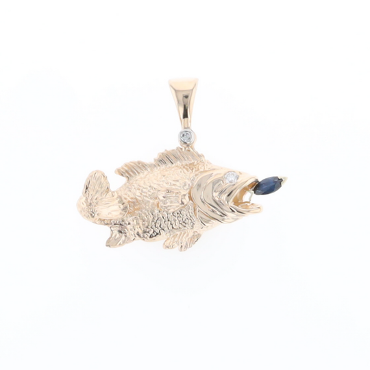 Large Mouth Bass Pendant