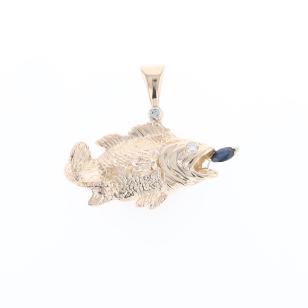 Large Mouth Bass Pendant