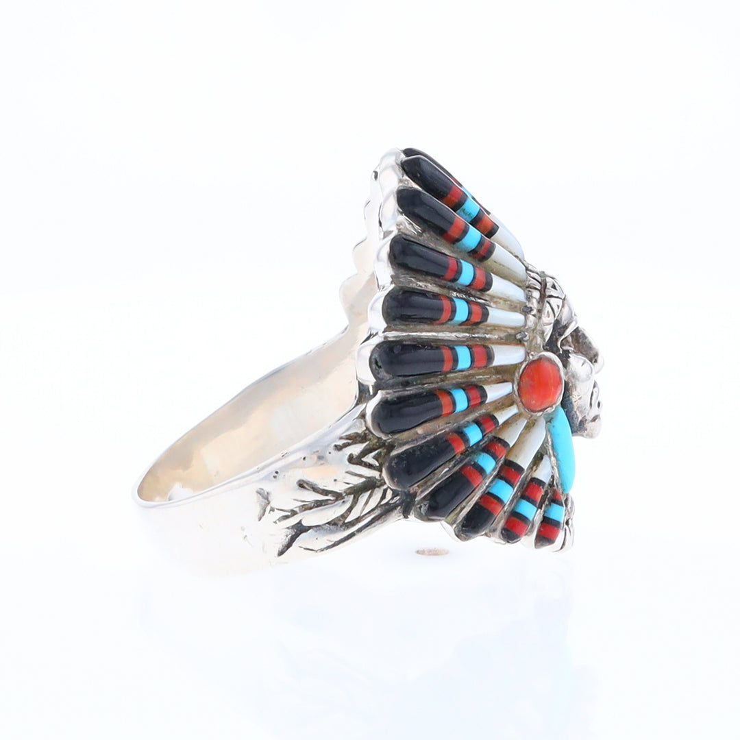 Native American Head Dress Ring