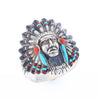 Native American Head Dress Ring