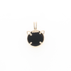 Onyx Cat Pendant with Diamond Eyes