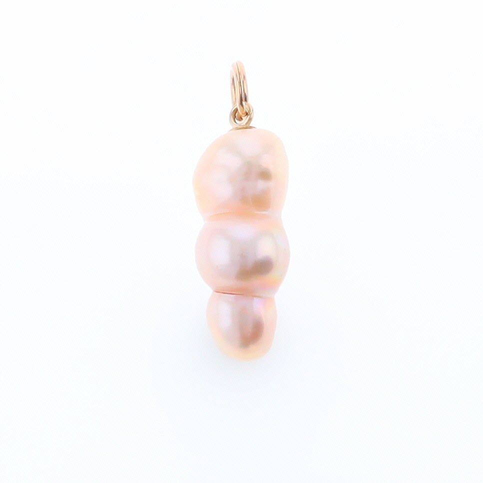 Baroque Triple Pearl Pendant