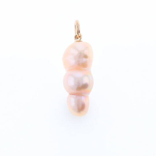 Baroque Triple Pearl Pendant