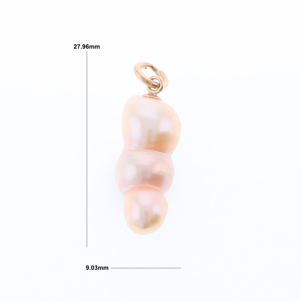 Baroque Triple Pearl Pendant