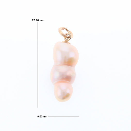 Baroque Triple Pearl Pendant