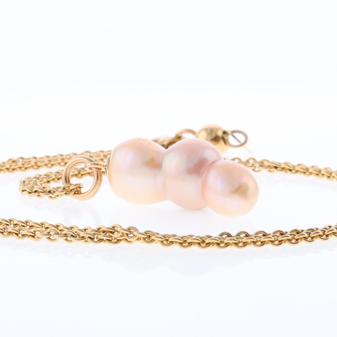 Baroque Triple Pearl Pendant