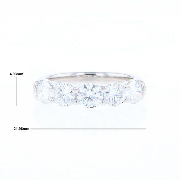 5 Diamond Wedding Band