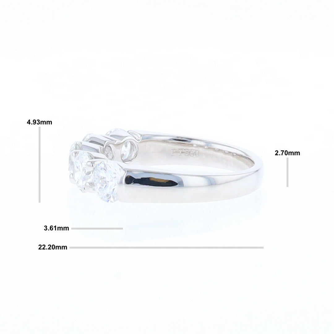 5 Diamond Wedding Band