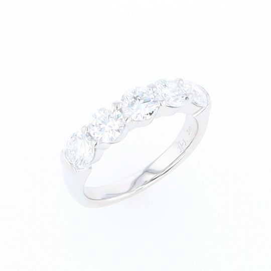 5 Diamond Wedding Band