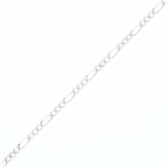 18.25" Sterling Silver Figaro Chain