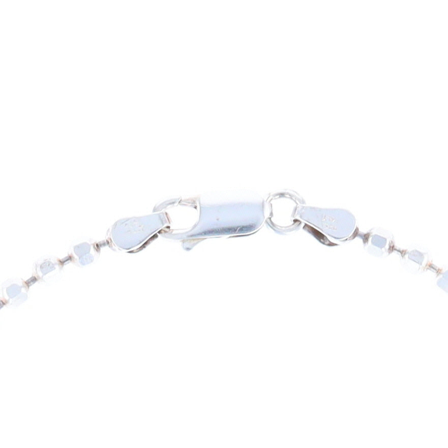 Sterling Silver Beaded-Chain Bracelet