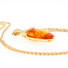 Citrine Pendant with Diamond Bail