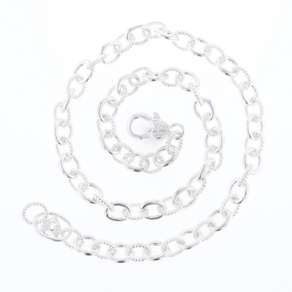 Judith Ripka Fancy Pattern Rolo Chain