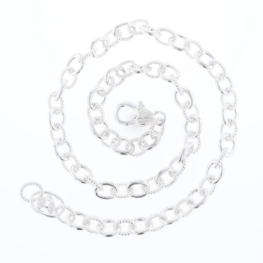 Judith Ripka Fancy Pattern Rolo Chain