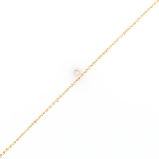 19" Yellow Gold Rope Chain