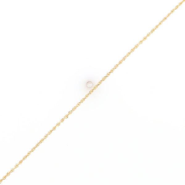 19" Yellow Gold Rope Chain