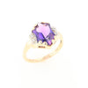 Vintage Hexagon Sapphire Ring