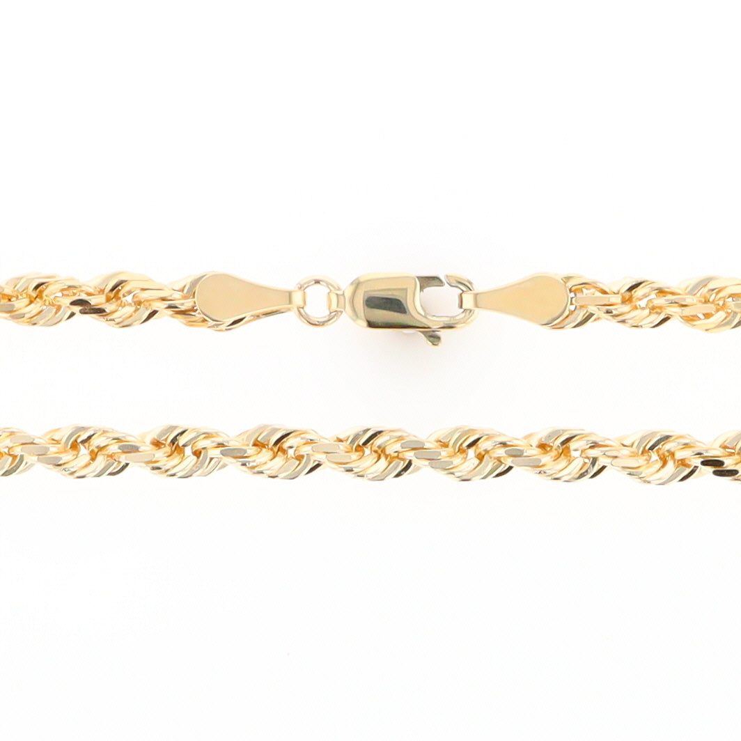 20" Yellow Gold Rope Chain