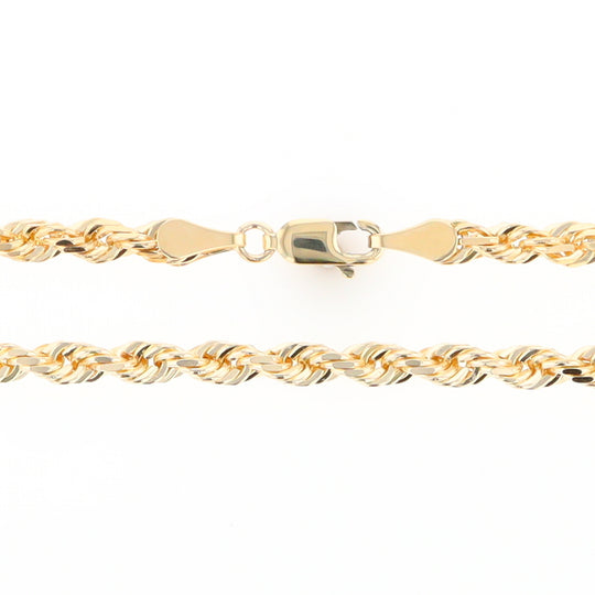 20" Yellow Gold Rope Chain