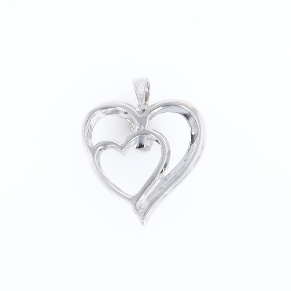 Double Open Heart Pendant