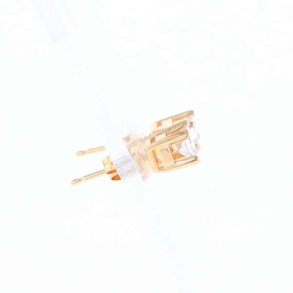 0.48ctw Princess Cut Diamond Studs