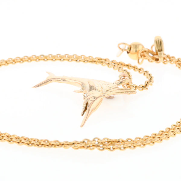 Gold Sailfish Pendant