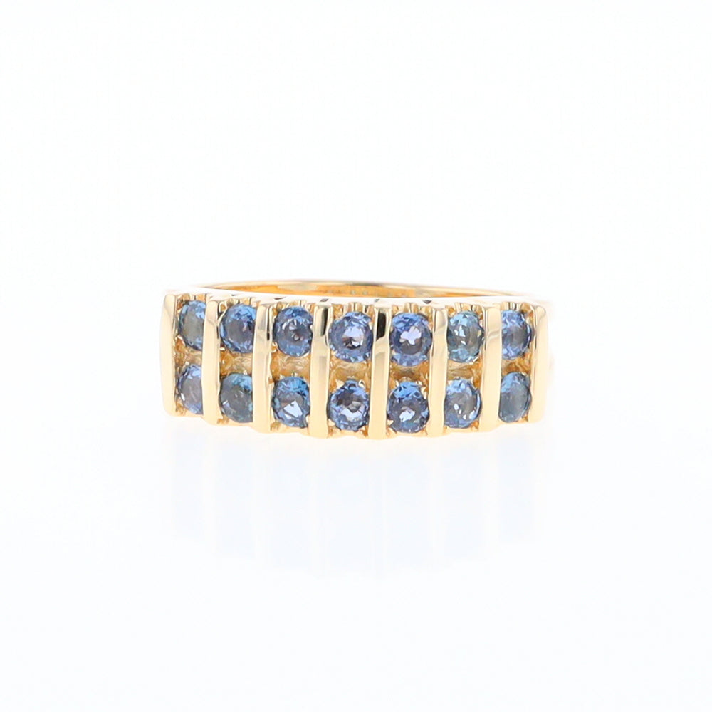 Channel Set Sapphire Ring