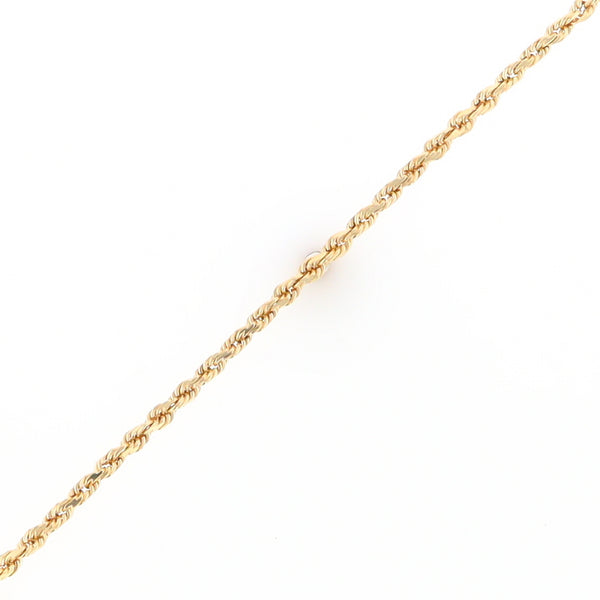 31" Yellow Gold Rope Chain