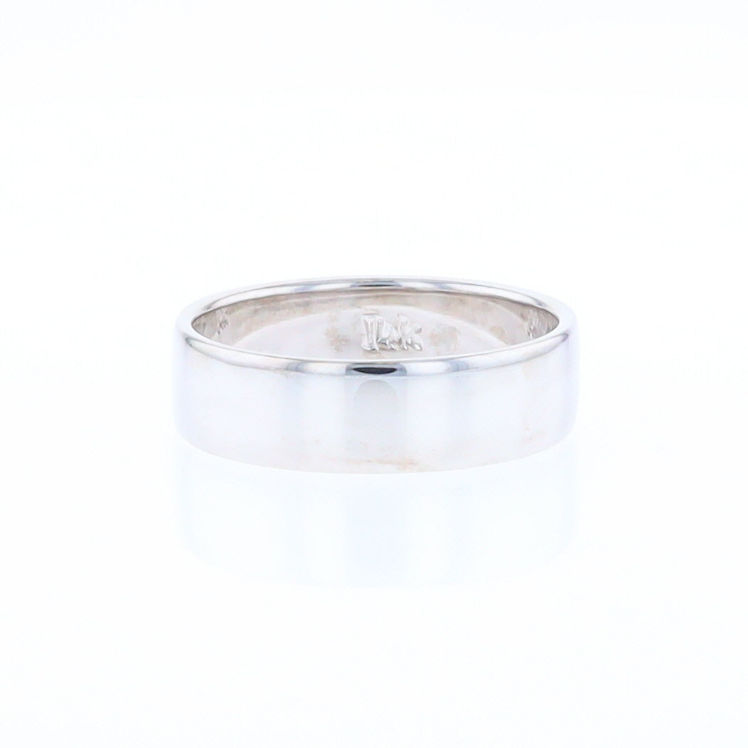 White Gold Wedding Band