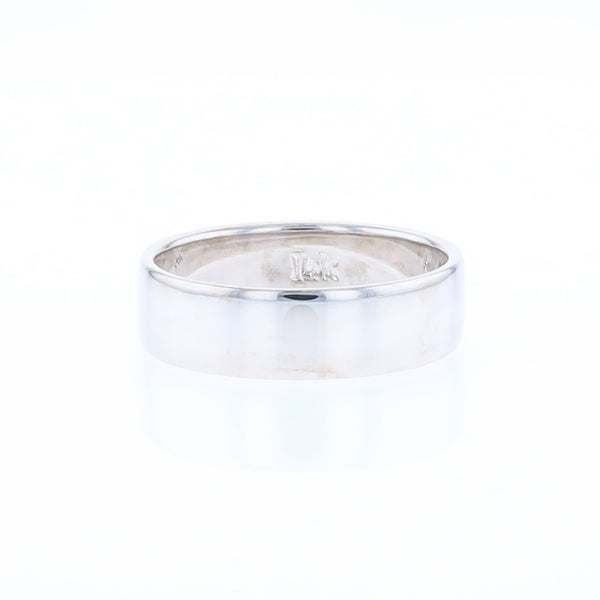 White Gold Wedding Band