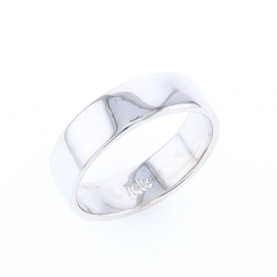 White Gold Wedding Band