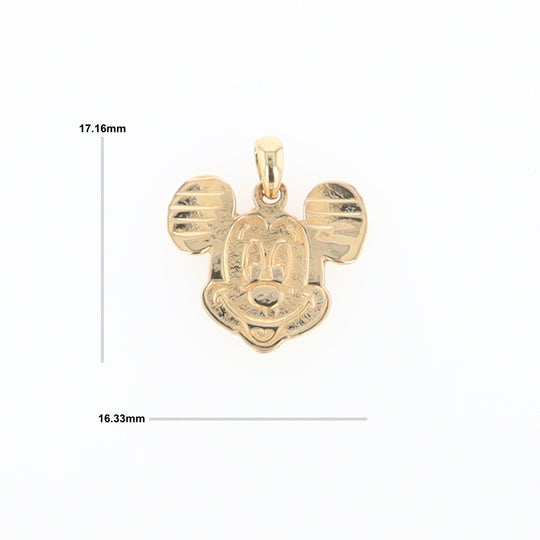 Gold Mickey Mouse Charm