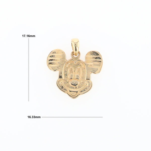 Gold Mickey Mouse Charm