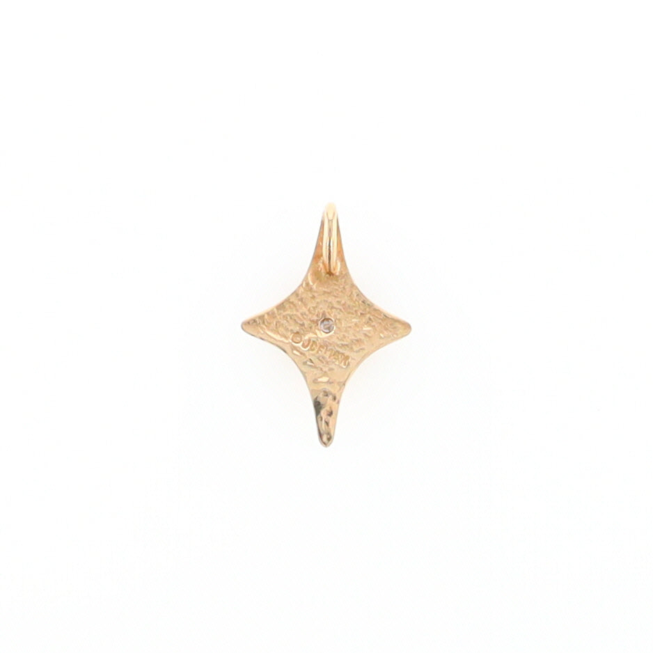 North Star Pendant Diamond Solitaire