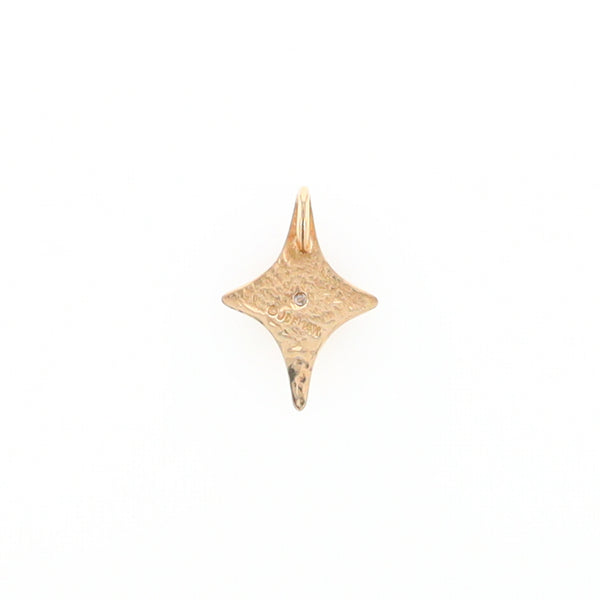 North Star Pendant Diamond Solitaire