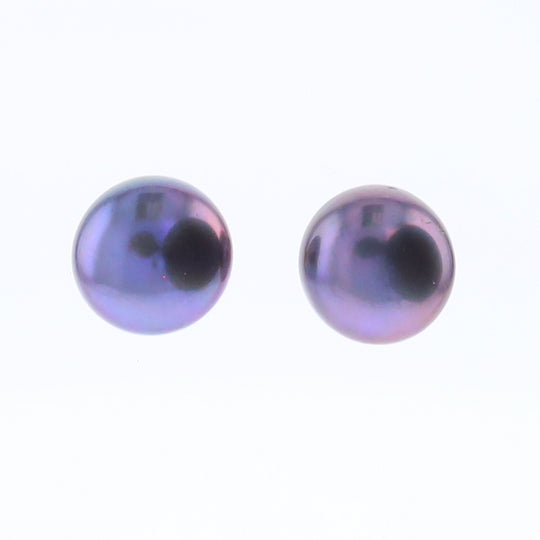 Tahitian Grey Pearl Studs