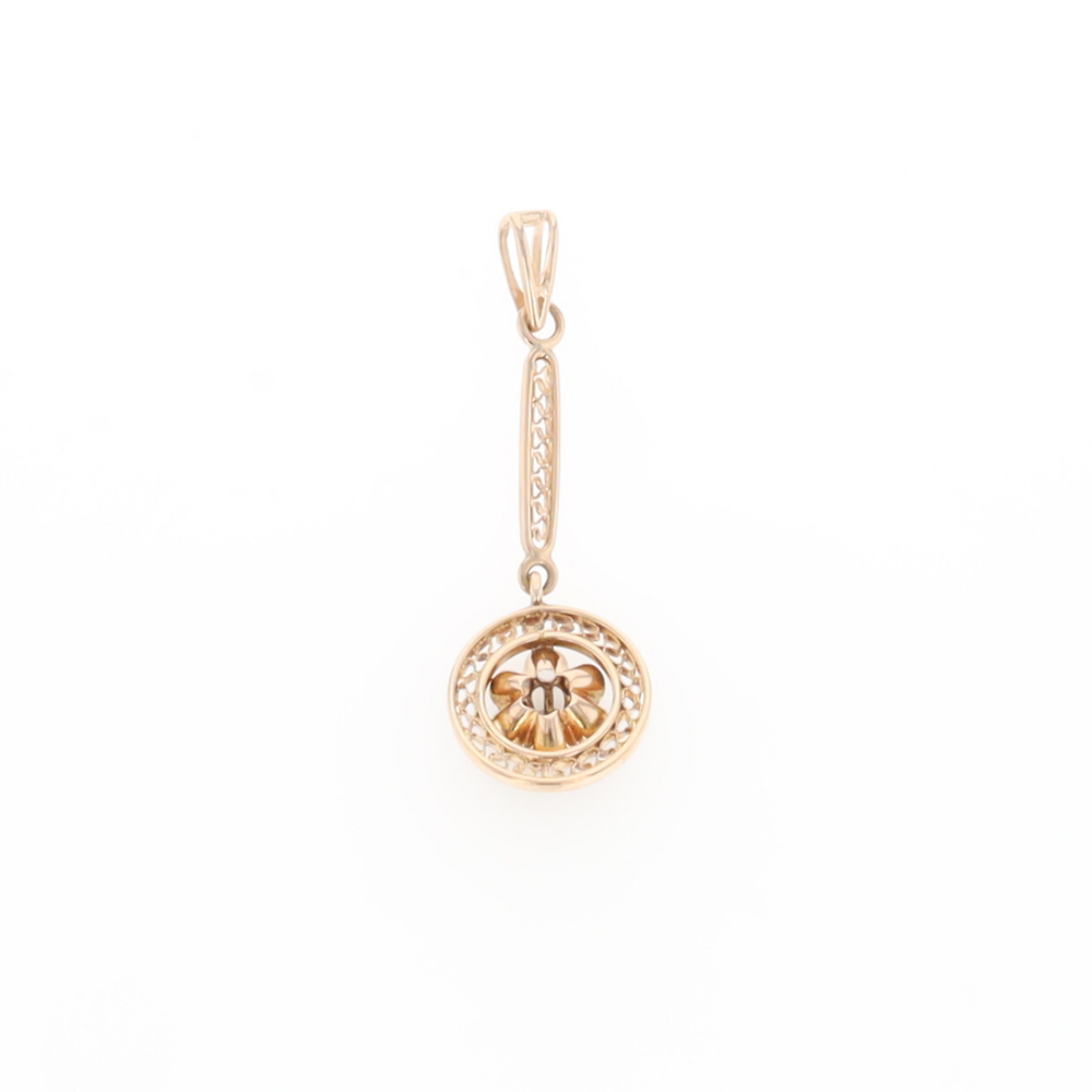 Buttercup Filigree Vintage Pendant