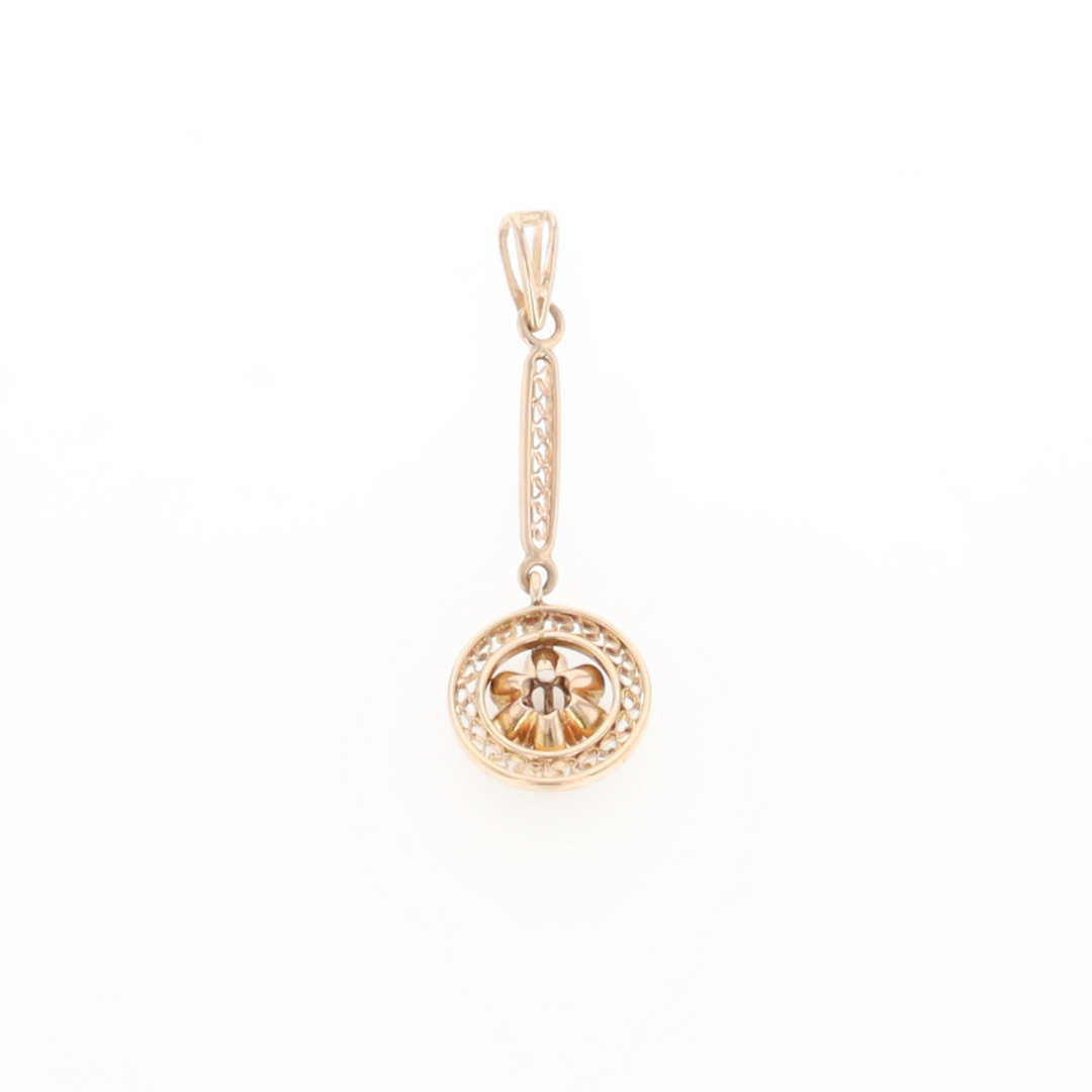 Buttercup Filigree Vintage Pendant