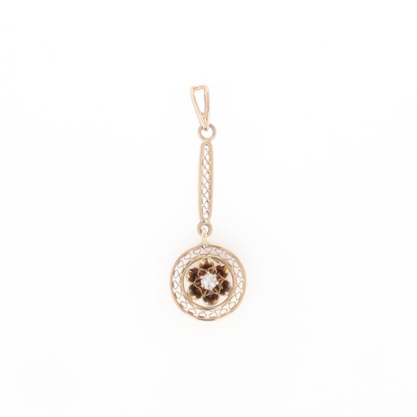 Buttercup Filigree Vintage Pendant