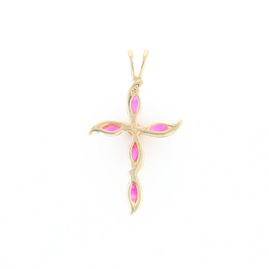 Marquise Ruby Cross