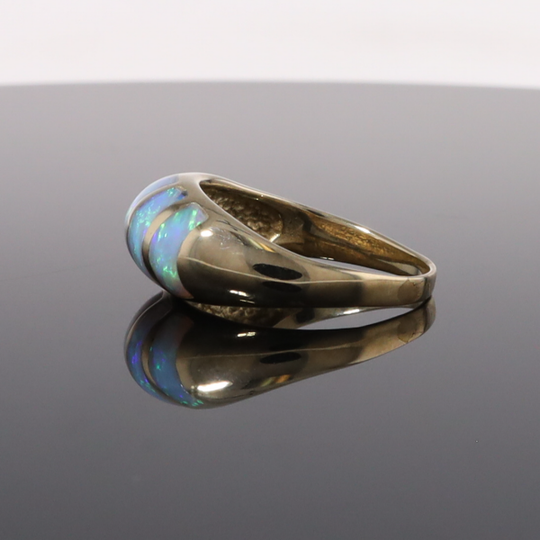 Natural Opal Bubble Ring