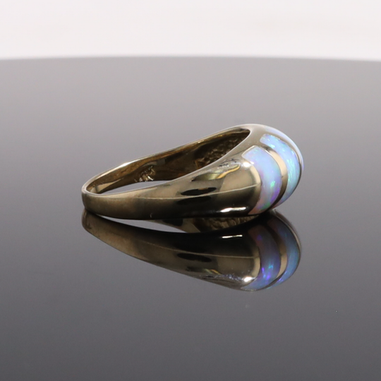 Natural Opal Bubble Ring