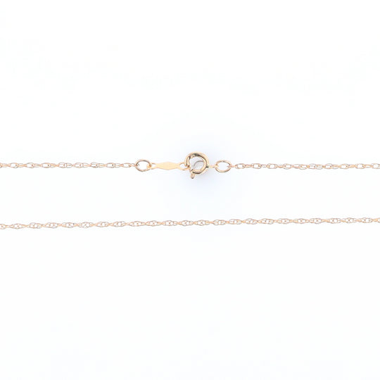 18" Yellow Gold Singapore Chain